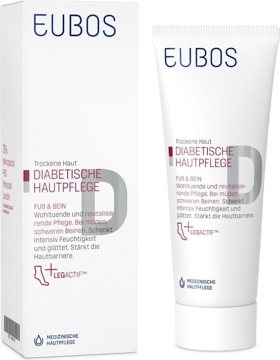 Image du produit Eubos Soin de la peau diabétique pied & jambe (nouveau) (Crème et gel pour les pieds, 100 ml)