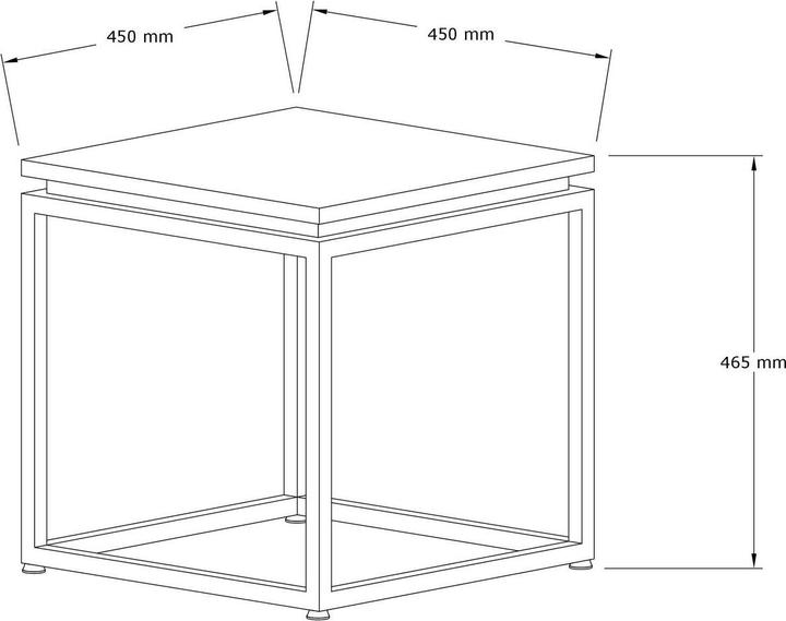 Actual product image Hanah Home Ines (45 x 45 x 45.5 cm)