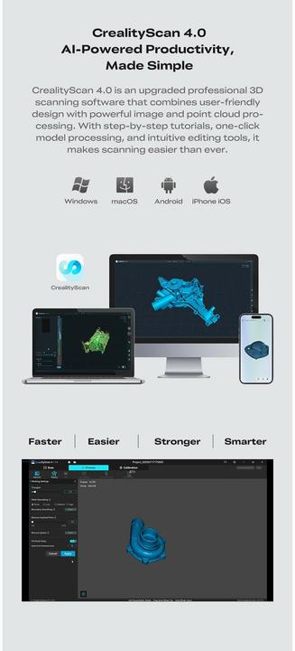Actual product image Creality Scan Sermoon S1
