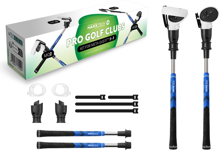 Actual product image Maxx Tech VR Golf Clubs Meta Quest 2&3/3S