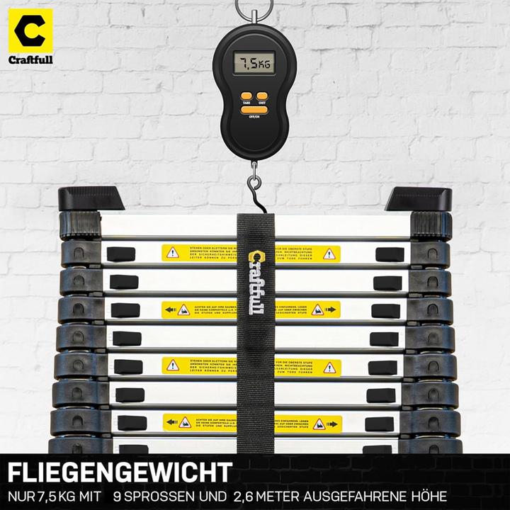 Produktbild Craftfull Teleskopleiter CF-101B (Teleskopleiter)