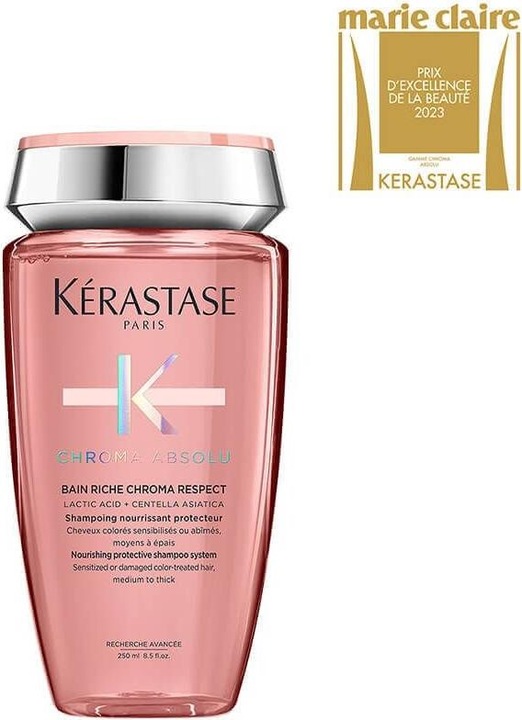 Produktbild Kérastase Chroma Absolu Bain Riche Chroma Respect (250 ml, Flüssiges Shampoo)