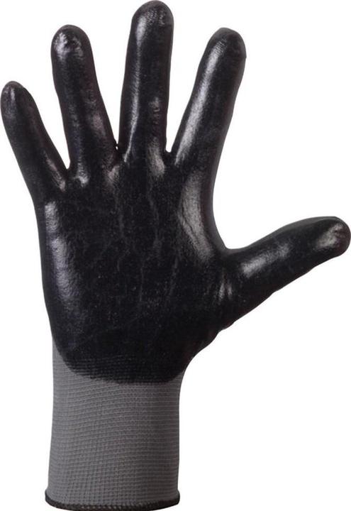 Actual product image Feldtmann Fine knitted glove Datong nitrile, size 8, grey (8)