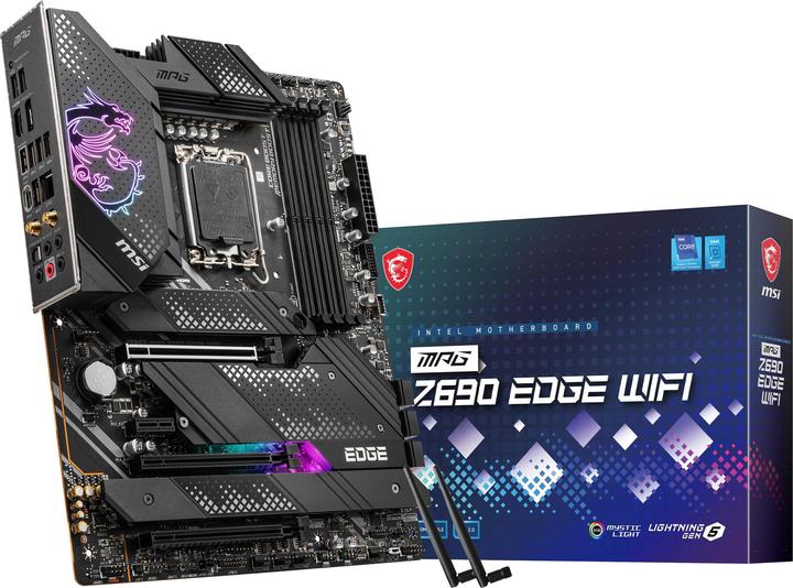 Produktbild MSI MPG Z690 Edge Wifi (LGA 1700, Intel Z690 (DDR5), ATX)