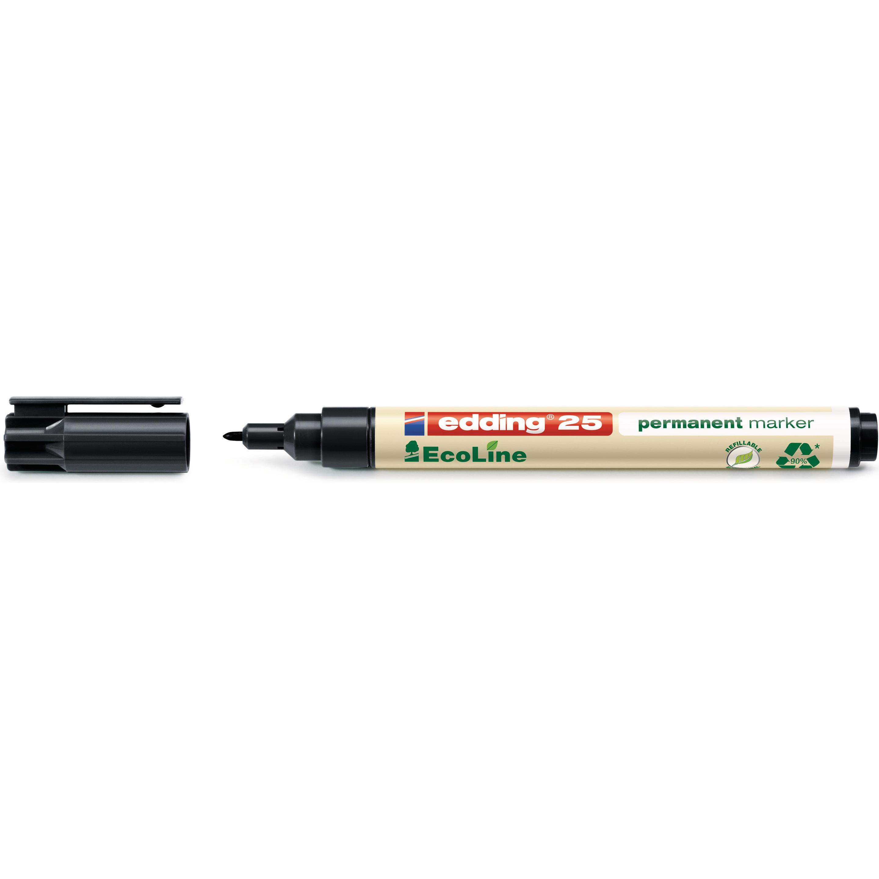 Edding, Marker, 25 (Black, 1 mm, 1 x)