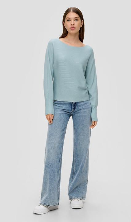 Produktbild s.Oliver Strickpullover Rippstrickpulli mit Fledermausarm (XXL)