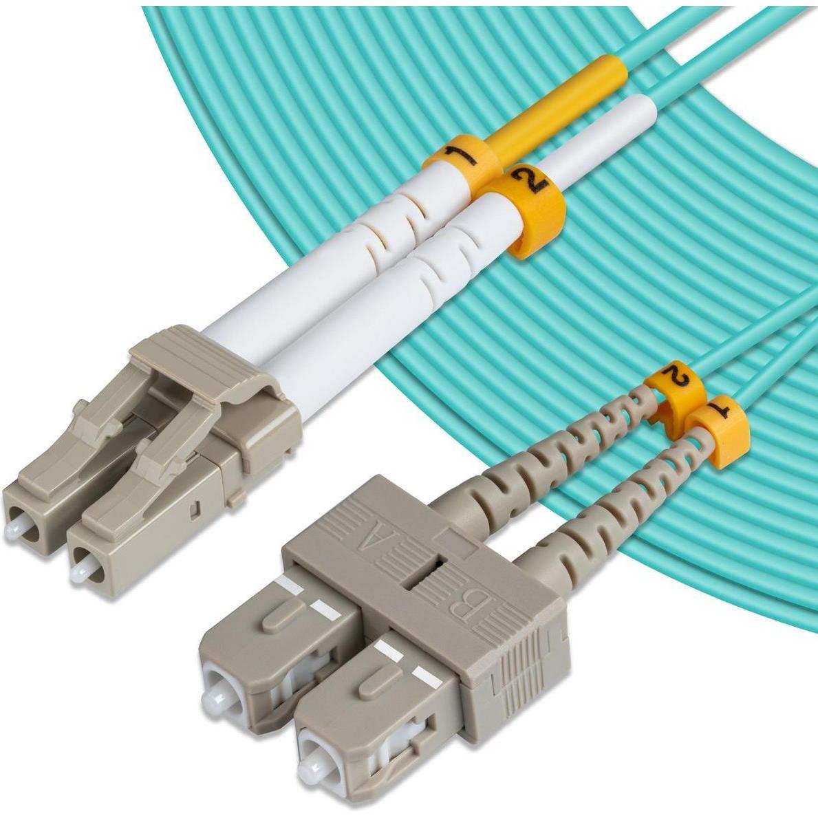 Thumbnail - MicroConnect LC/UPC-SC/UPC 30m OM3 (S/FTP, CAT7, 30 m), Netzwerkkabel