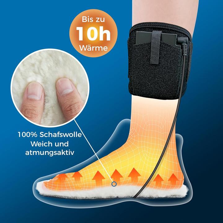 Aroma Season Beheizbare Einlegesohlen mit Akku für Outdoor-Aktivitäten