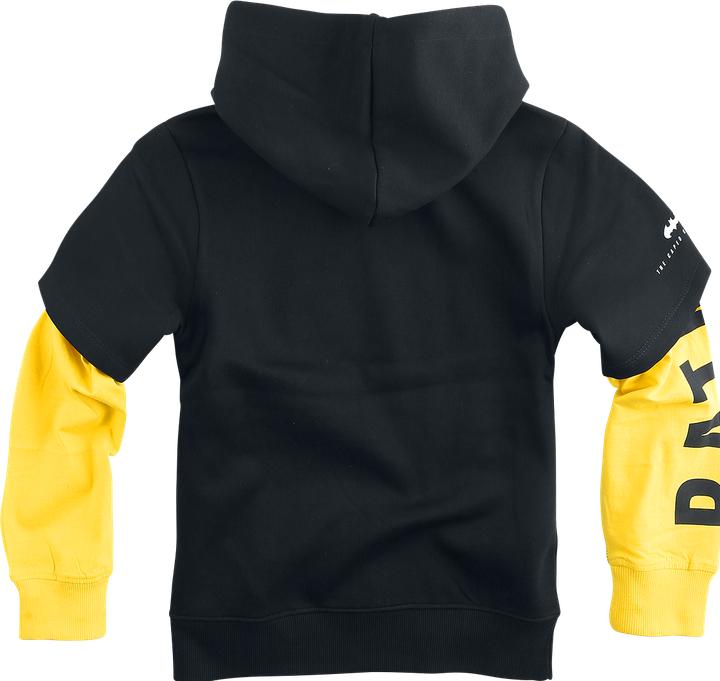 Immagine prodotto Batman Core Felpa con cappuccio a doppia manica con logo ragazzi (122, 128)