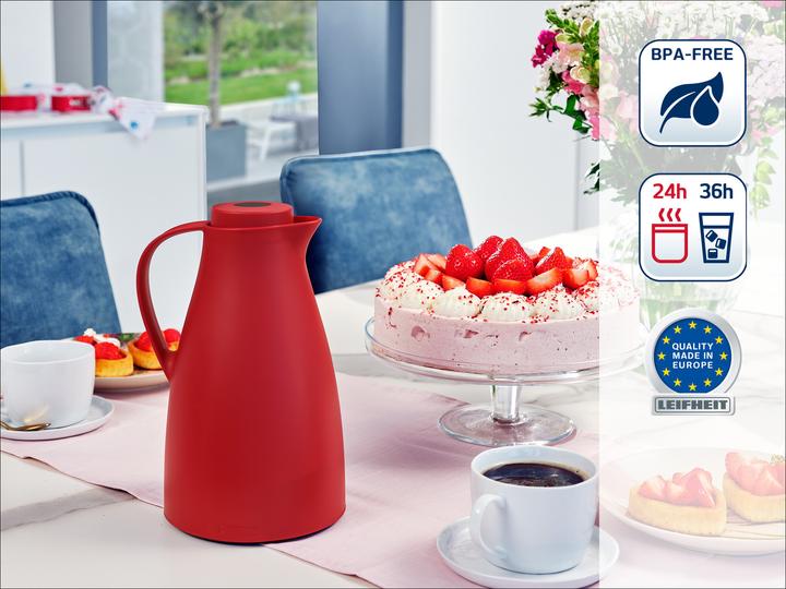 Produktbild Leifheit Isolierkanne Harmonic 1L dunkelrot (1 l)