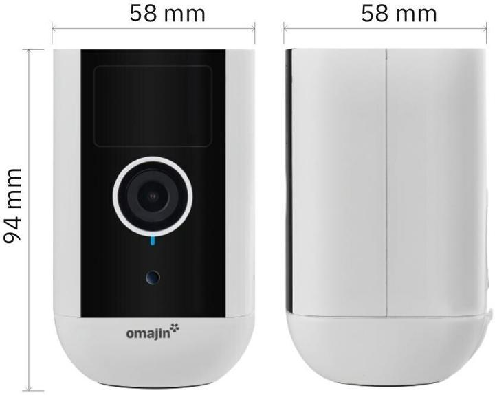 Produktbild Omajin Netzwerkkamera OMA-OWC-01-EU + 64GB MicroSD (2560 x 1440 Pixels)