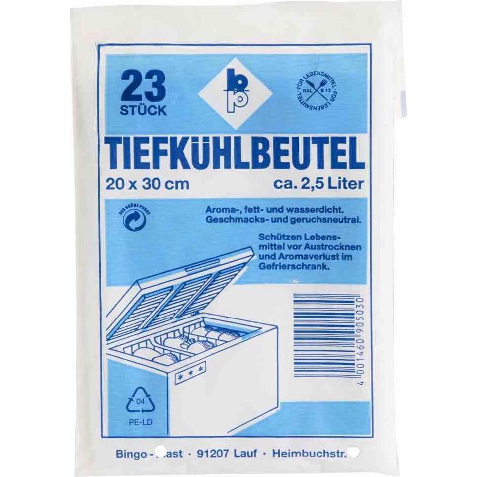 Bingo Plast Unimet Gefrierbeutel 21 X 30 Bt a 23St 503, Lebensmittelverpackung
