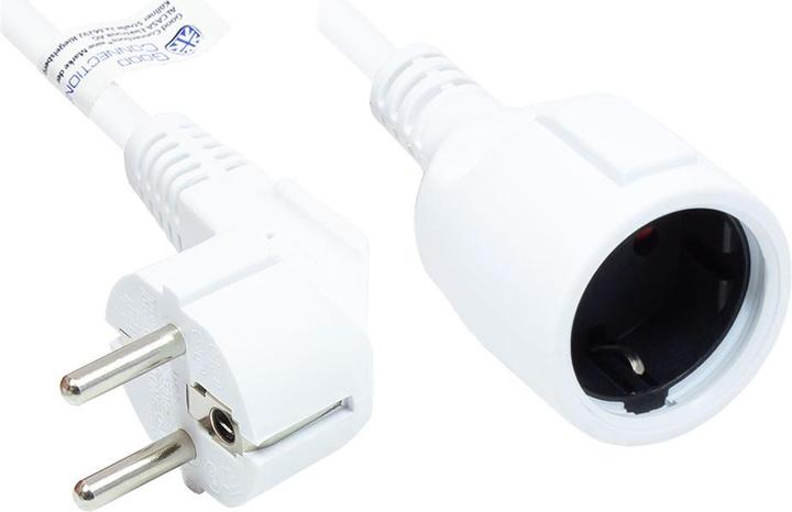 Image du produit Good Connections Rallonge contact de protection fiche type E+F (CEE 7/7, coudée) à prise type F (CEE 7/3, droite), w (3 m, CEE 7/3, CEE 7/7)