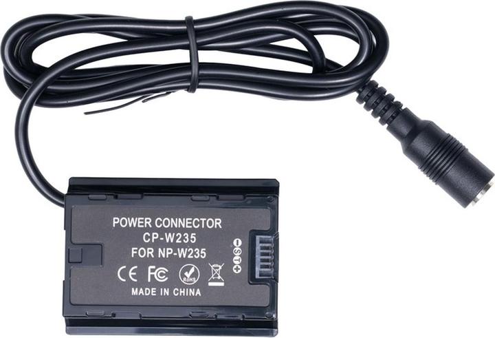 Produktbild Caruba Dummy Battery Fujifilm NP W235 D Tap Male (Kamera Akku Netzadapter)