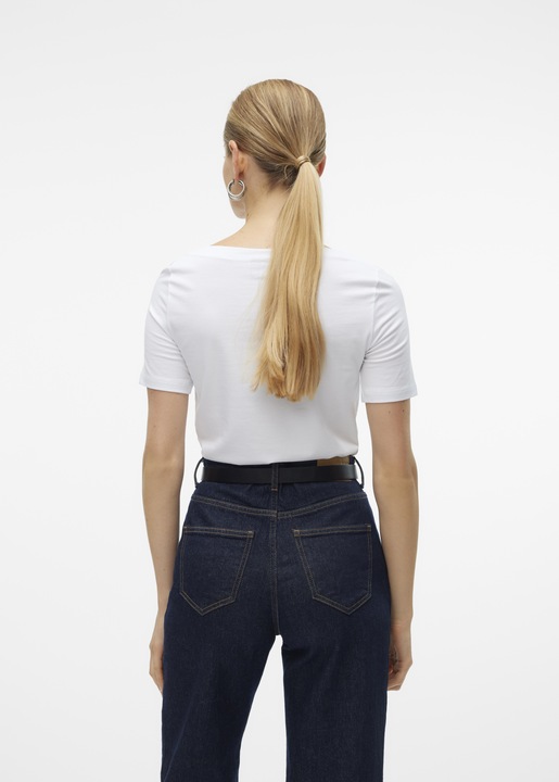Actual product image Vero Moda Scoop neck top with short sleeves (L)
