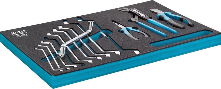 Immagine prodotto HAZET Serie di utensili ∙ chiavi a doppio anello ∙ pinze 163-59/12 ∙ Profilo a doppio esagono ester…