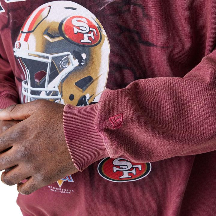 Produktbild New Era Washed Boxy Pullover - San Francisco 49ers - M (M)