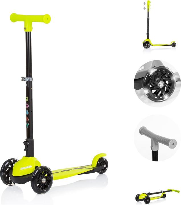 Produktbild Chipolino Kinderroller Robby 3 LED-Räder