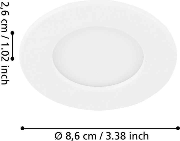 Actual product image EGLO Fueva 5 (330 lm)