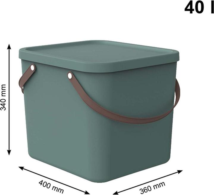 Produktbild Rotho Set Aufbewahrungssystem 2tlg. 40 l ALBULA (40 l)