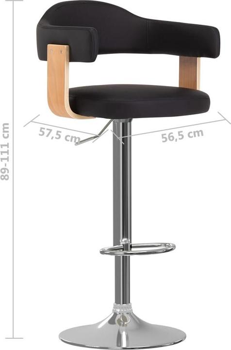 Actual product image vidaXL Barhocker