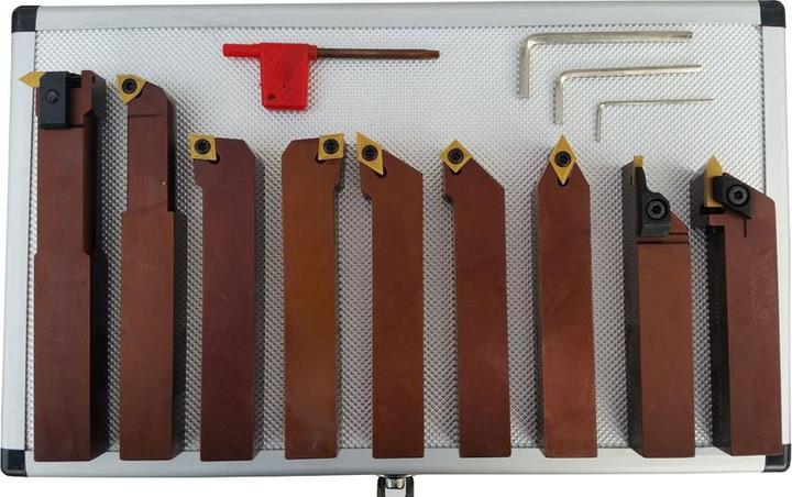 Actual product image Paulimot Turning tool set with inserts, 20 mm, 9-piece