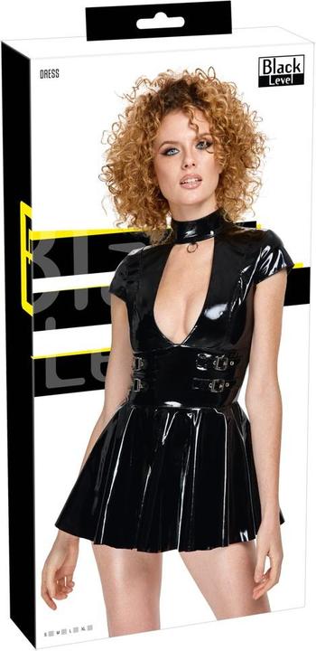 Actual product image Black Level Vinyl Dress (M)