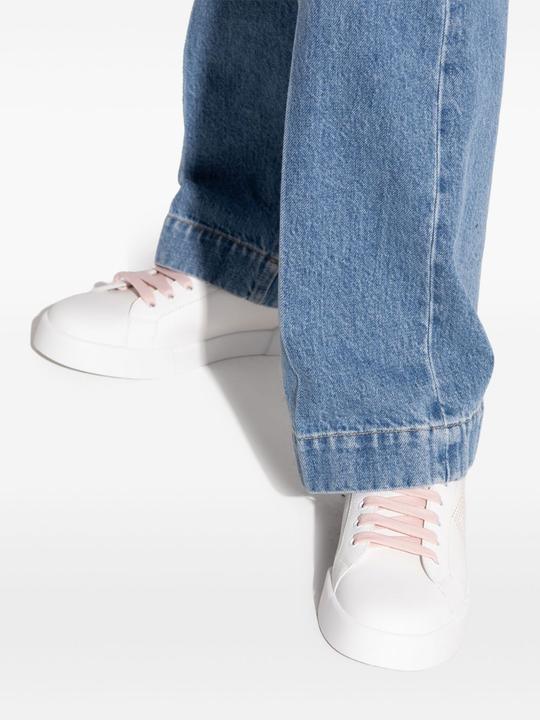 Produktbild Dolce & Gabbana portofino light sneakers in white and pink leather (40)
