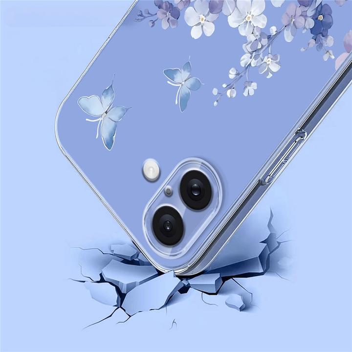 Immagine prodotto Cover-Discount iPhone 17 - Silikon Gummi Hülle Blumen (Apple iPhone 17)