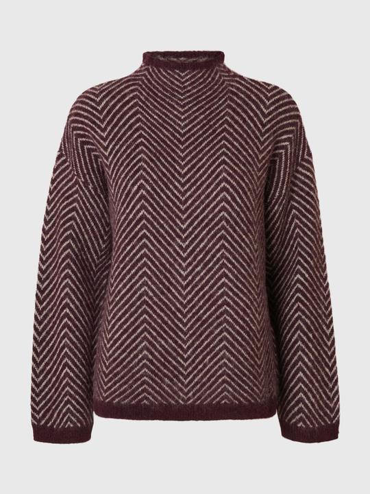 Produktbild Selected Femme Fischgrät Wollgemisch Pullover (M)