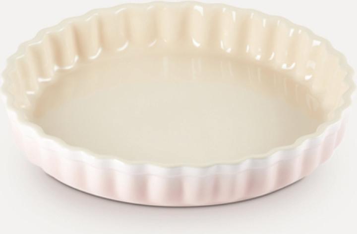 Actual product image Le Creuset Tarte Mould Round Trad. 28 Shell Pink (28 cm)