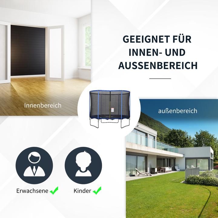 Produktbild Homcom Trampolin mit Sicherheitsnetz (305 cm)