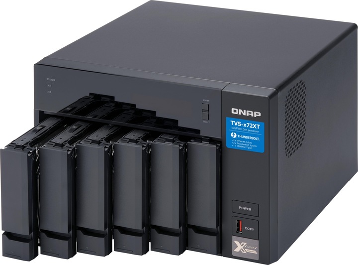 Produktbild QNAP TVS-672XT-i3-8G (0 TB)