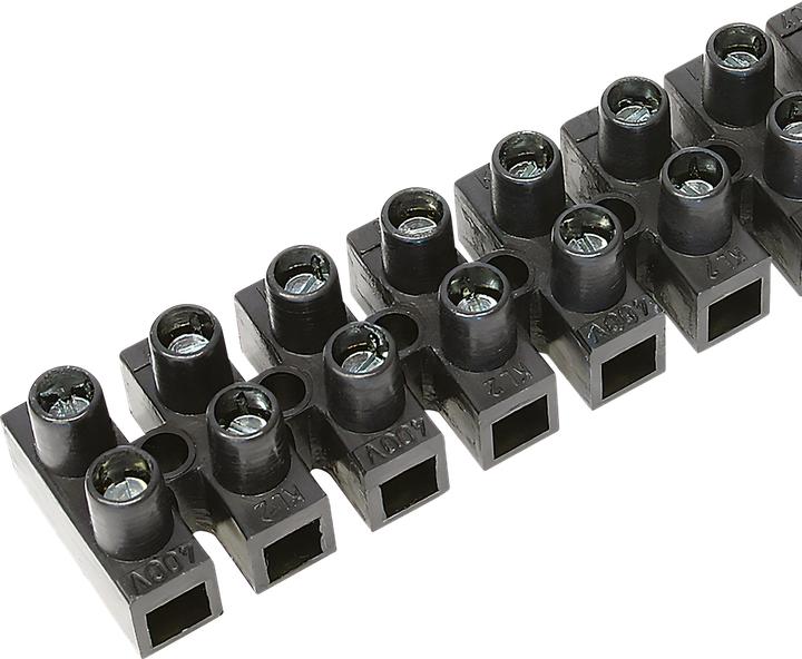 Actual product image Steffen Terminal block 4mm2 - 10mm2 black