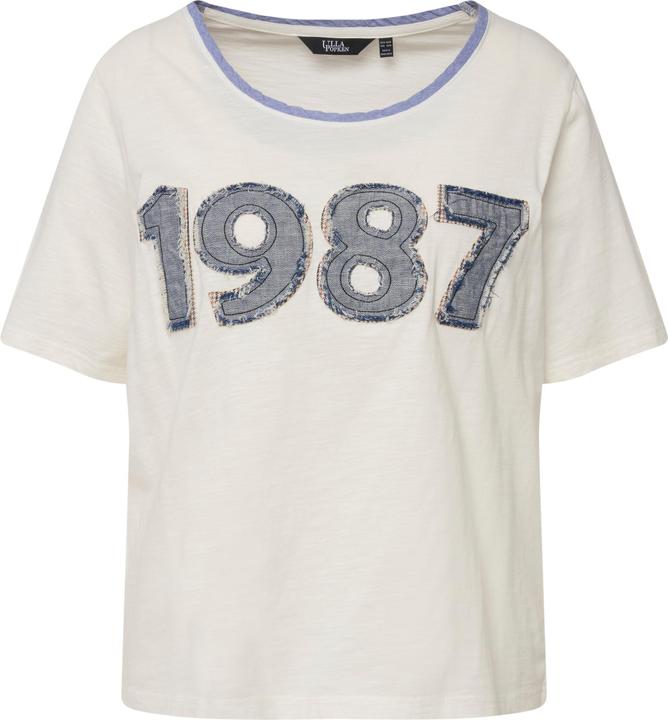 Actual product image Ulla Popken 1987 Patch Short Sleeve Tee (50, 52)