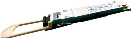 Actual product image HPE E N X140 Transceiver QSFP+, LC, BiDi MM, XCVR