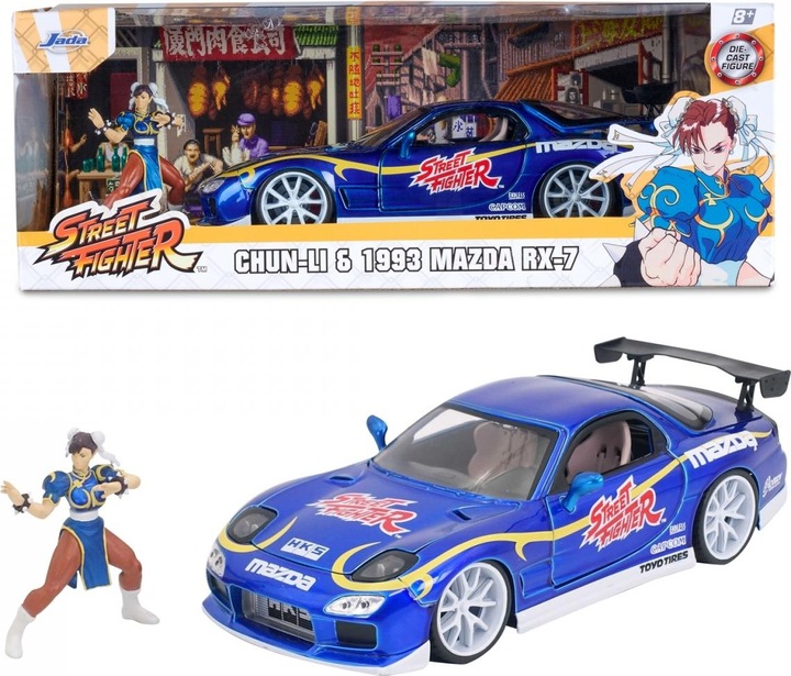 Immagine prodotto Jada Street Fighter 1993 Mazda RX7 1:24