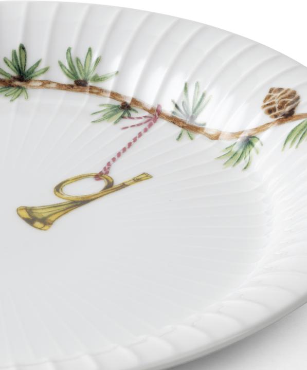 Actual product image Kähler Hammershoi Jul Christmas Plate (1 x, 19 cm)