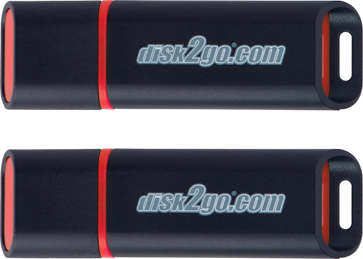 Produktbild Disk2go Passion 2.0 2-Pack (8 GB, USB 2.0, USB-A)