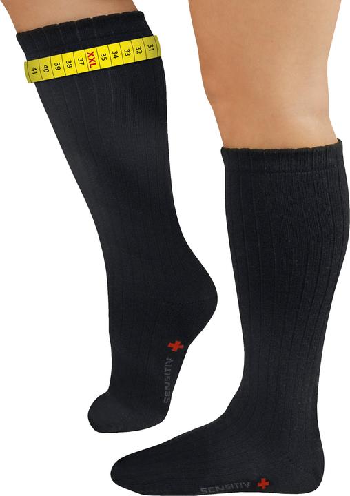 Produktbild FussGut Unisex-Big-Sensitiv Kniestrümpfe (Einzelpack, 43 - 45)