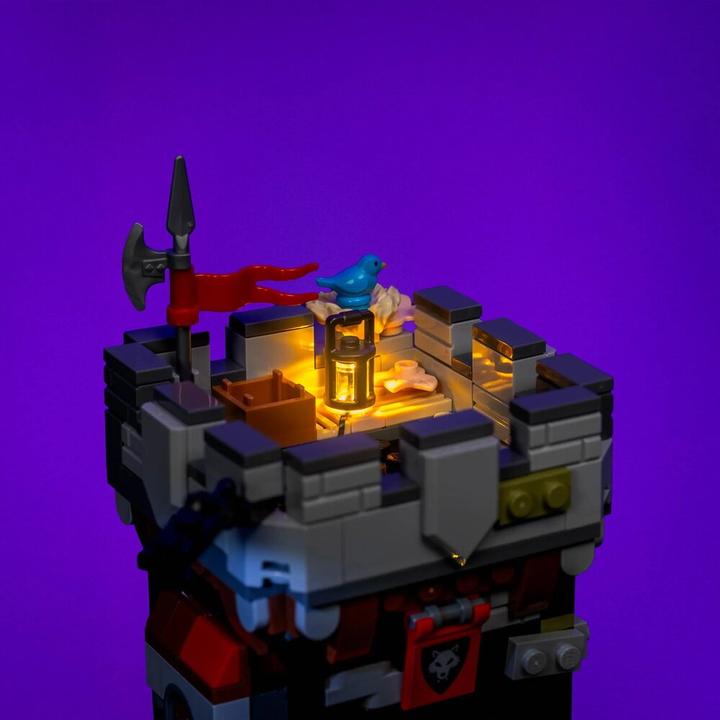 Produktbild Light my bricks LMB 2.0 LED Licht Set für LEGO® BrickLink 910057 Ganovenversteck im Wald