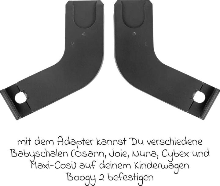 Produktbild Osann Kinderwagen-Adapter Adapter für Boogy 2, für Babyschalen von