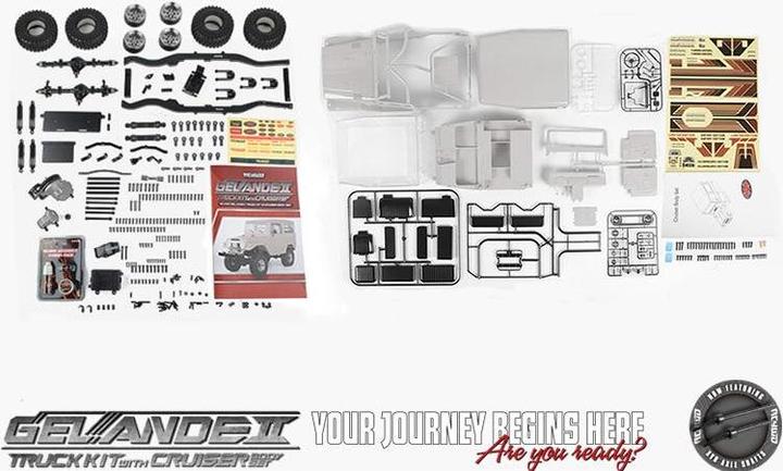 Image du produit Rc4Wd Scale Crawler Gelande II KIT Cruiser 1:10 (Kit)