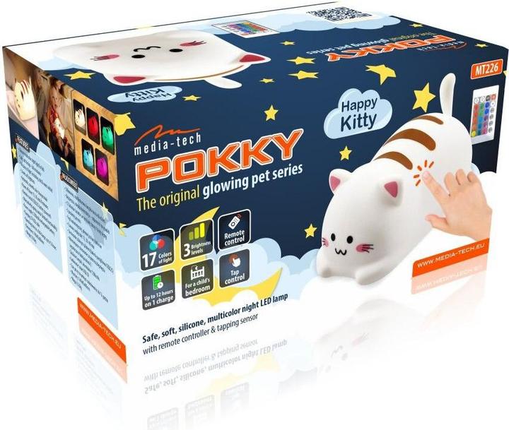Immagine prodotto Media-Tech Lampada Nocna Pokky Happy Kitty Mt226