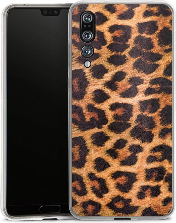 Actual product image DeinDesign Silikon Hülle für Huawei P20 Pro Handyhülle Case Smartphone Schutzhülle Animalprint Fell Leopard (Huawei P20 Pro)
