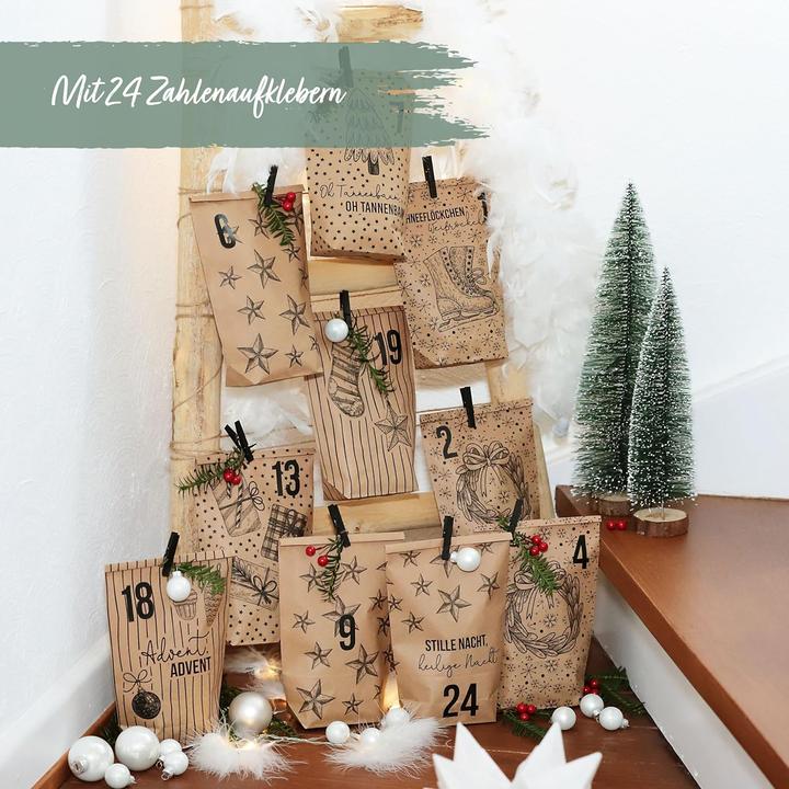 Immagine prodotto Papierdrachen Adventskalender zum Befüllen
