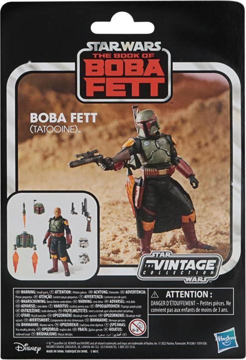 Produktbild Hasbro The Vintage Collection Boba Fett (Tatooine), Luxus-Action-Figur (9,5 cm) zu Star Wars: The