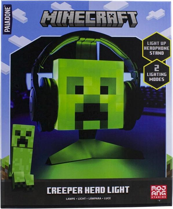 Immagine prodotto Paladone Products MINECRAFT - Tete de Creeper - Supporto per cassa con lampada