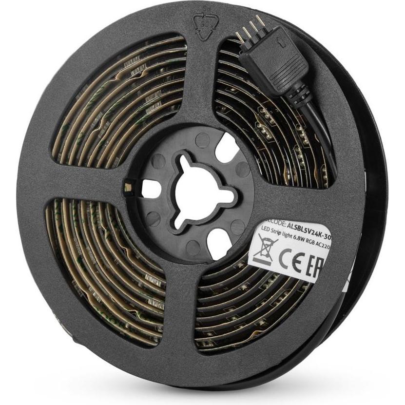 Avide, Striscia LED, LED Streifen Blister 5V SMD5050 30LED RGB IP65 2m (RGB, 200 cm, Esterno)