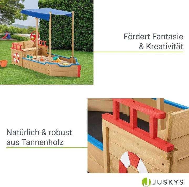 Actual product image Juskys Captain Pit - Pirate ship